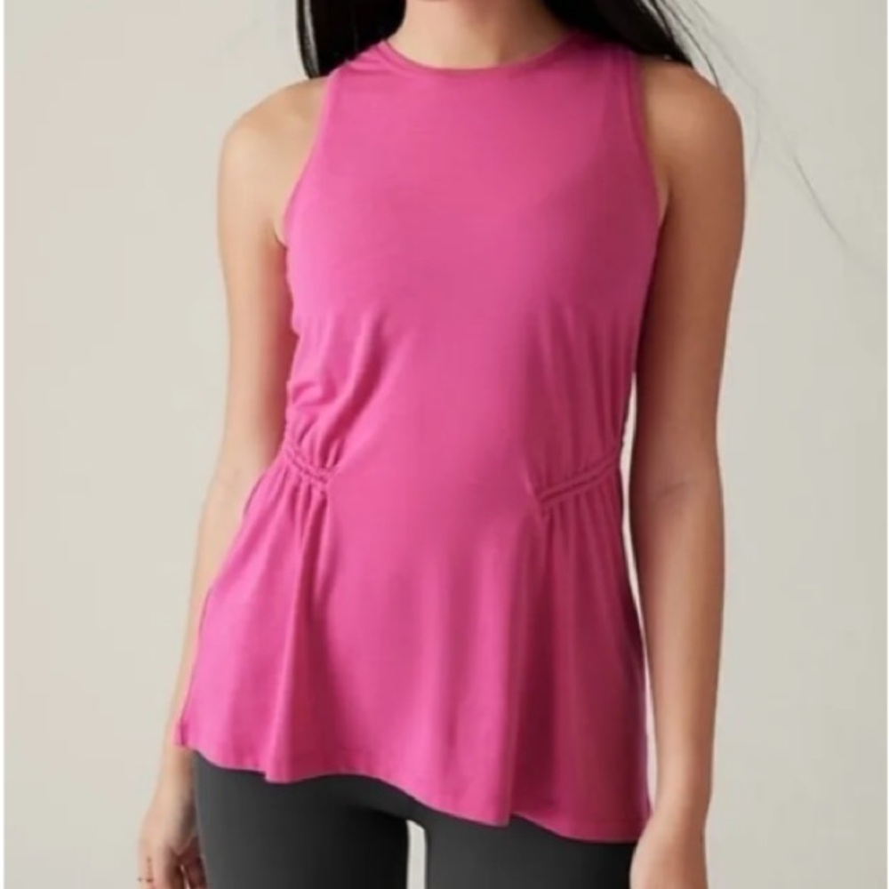 Hot Pink XS Athleta Air Out Cinch Tank